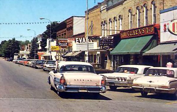 Evart Theatre - Old Downtown View (newer photo)